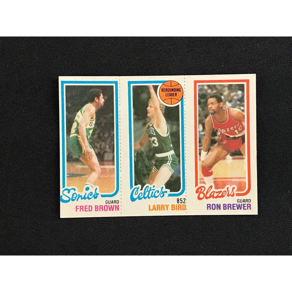 1980-81 Topps Larry Bird Rookie Leader High Grade: 1980-81 Topps Larry Bird Rookie Leader High Grade