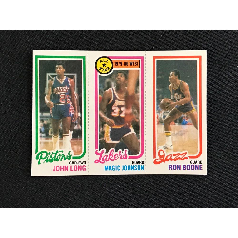 1980-81 Topps Magic Johnson Rookie Leader (1 of 2)