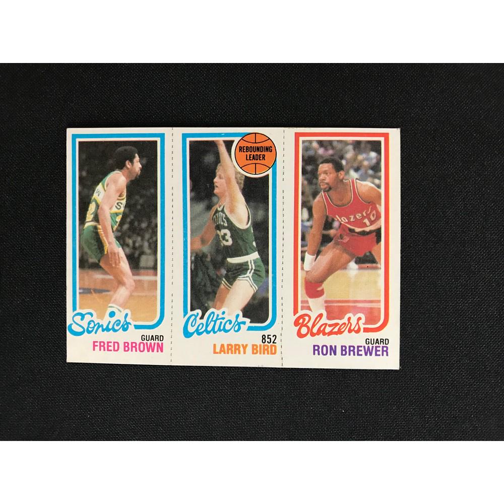1980-81 Topps Larry Bird Rookie Leader: 1980-81 Topps Larry Bird Rookie Leader