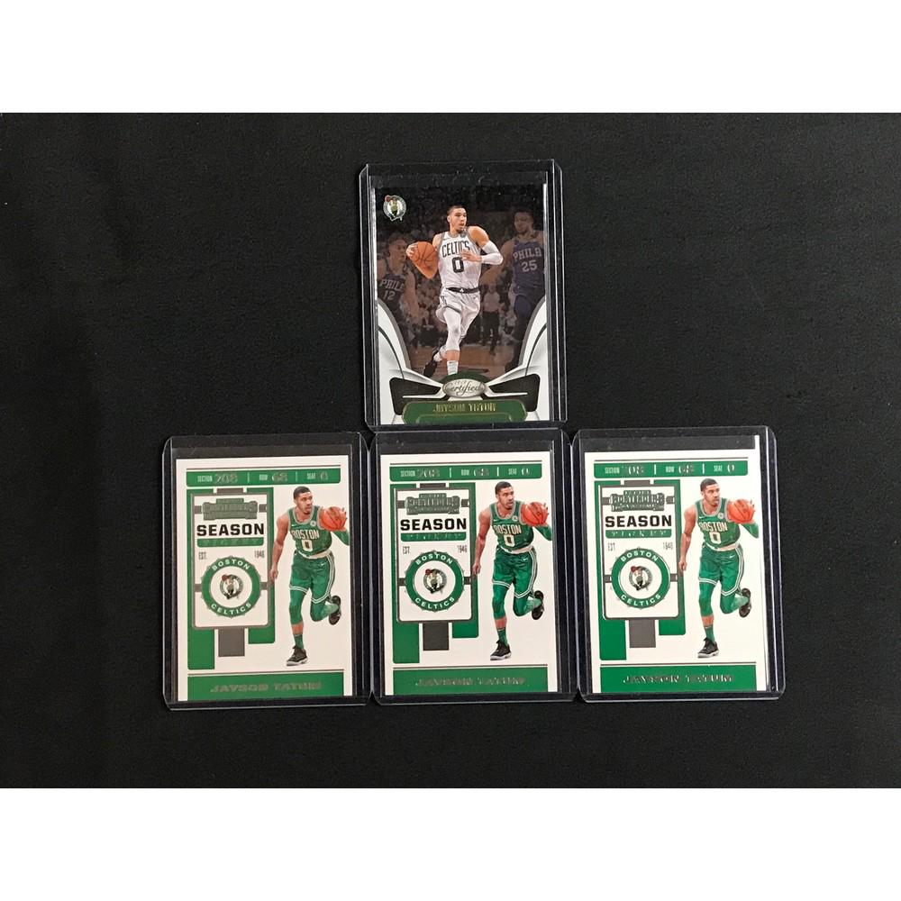 4 Jayson Tatum Basketball Cards (1 of 2)