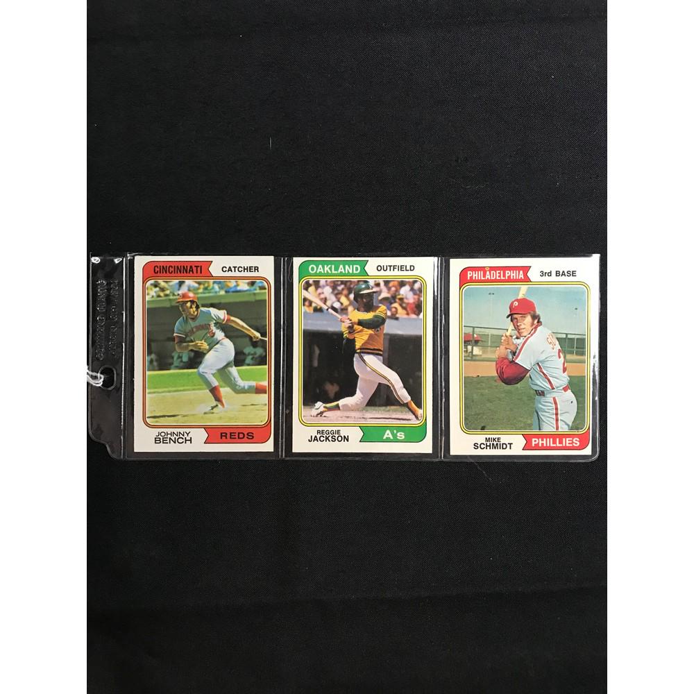 Three 1974 Topps Baseball Hof (1 of 2)