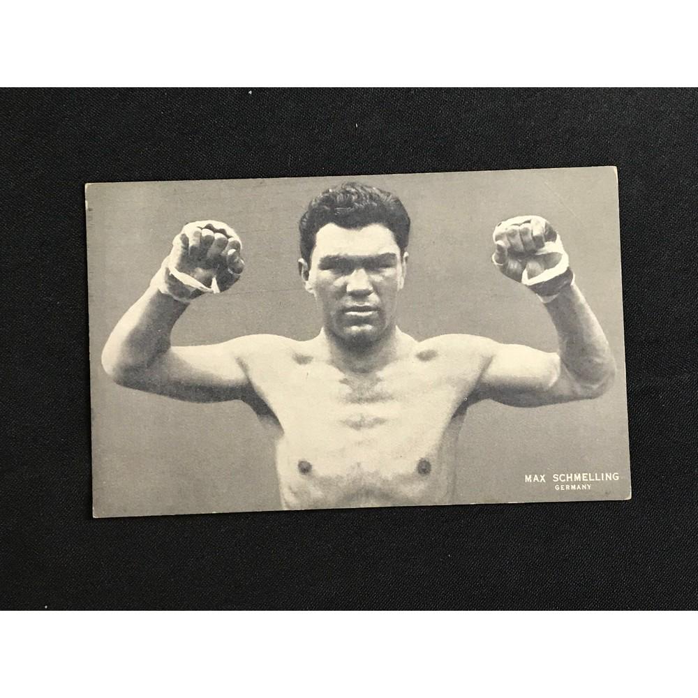 1926 Max Schmelling Boxing Exhibit Card (1 of 2)