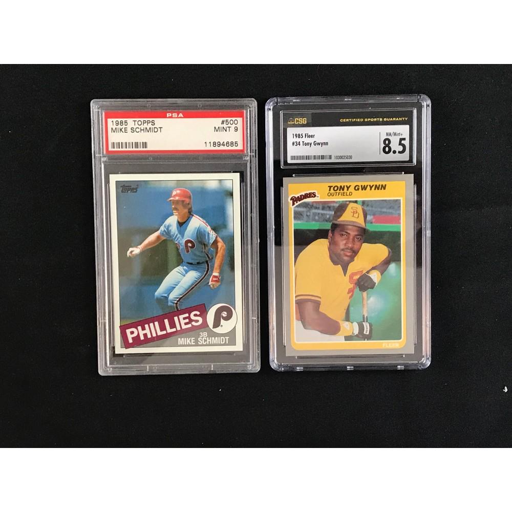 Two 1985 Topps/fleer Baseball Hof Psa 9 (1 of 2)