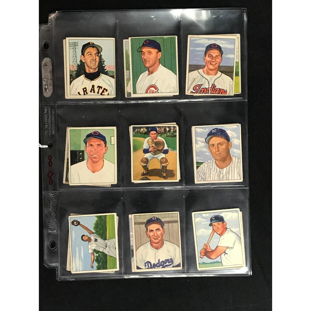 18 1950 Bowman Baseball Cards (1 of 4)