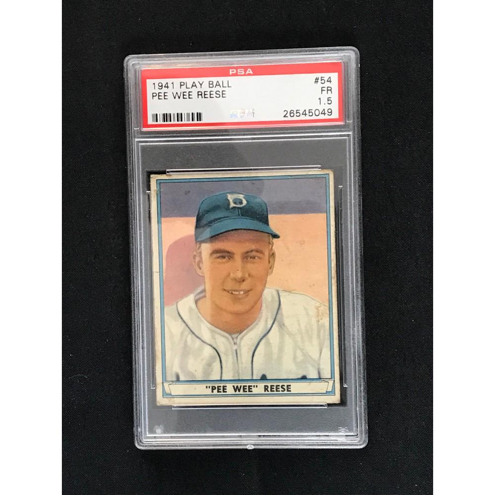 1941 Playball Pee Wee Reese Rookie Psa 1.5 (1 of 2)