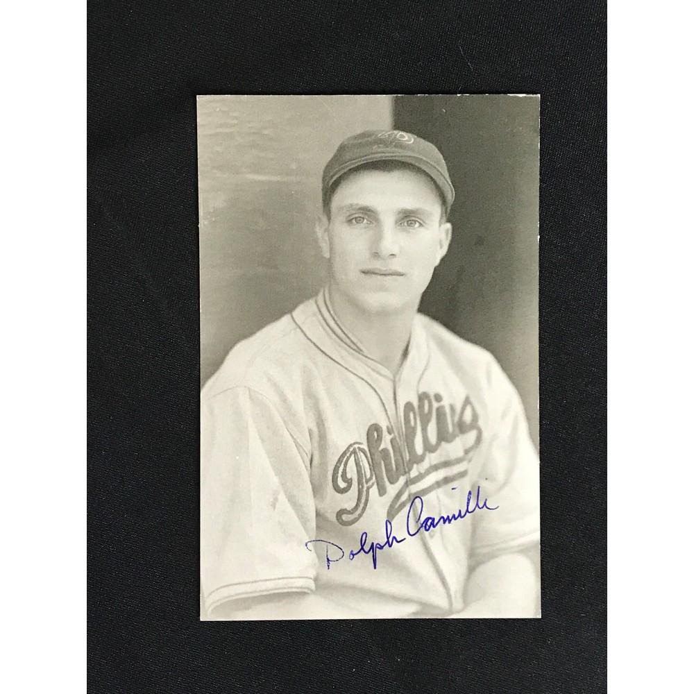1930's Dolph Camilli Signed Postcard (1 of 2)