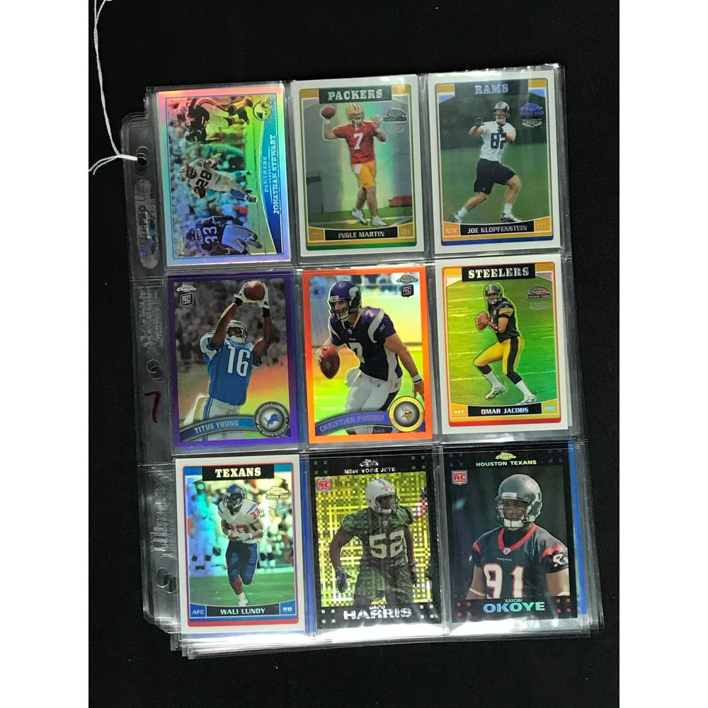 27 2007 Topps Chrome Football Refractors (1 of 6)