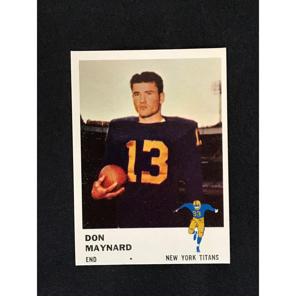 1961 Fleer Don Maynard High Grade: 1961 Fleer Don Maynard High Grade