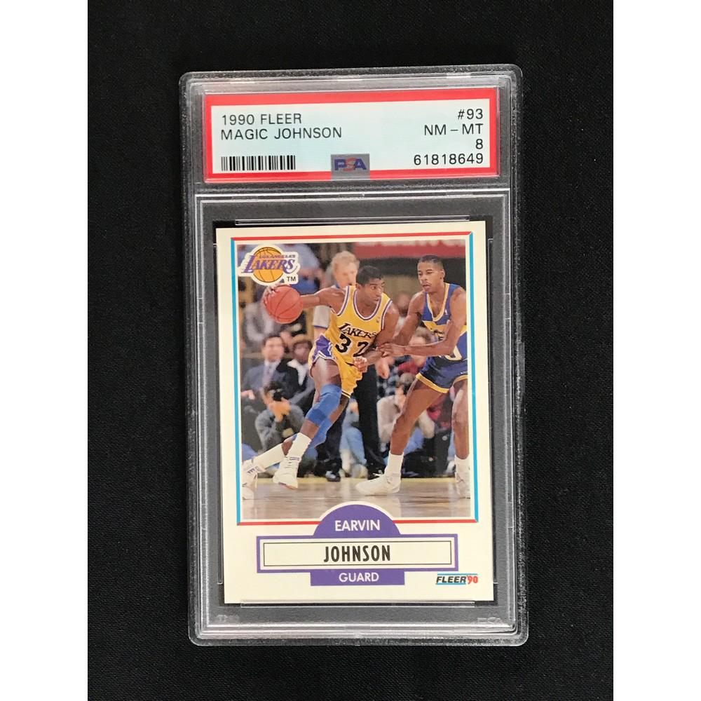 1990 Fleer Magic Johnson Psa 8 (1 of 2)