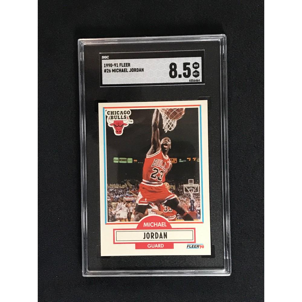 1990-91 Fleer Michael Jordan Sgc 8.5 (1 of 2)