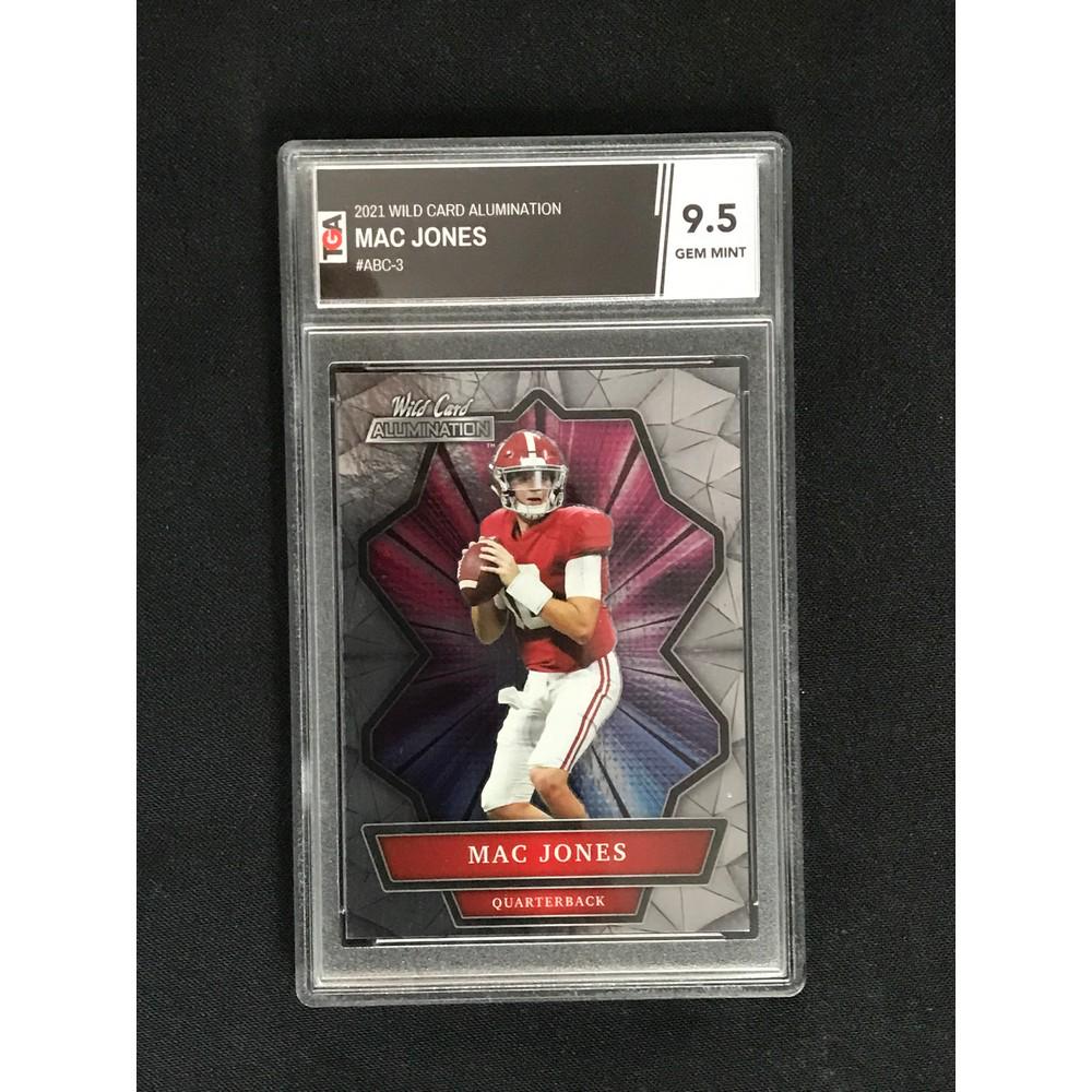 2021 Wild Card Mac Jones Rookie Tga 9.5 (1 of 2)