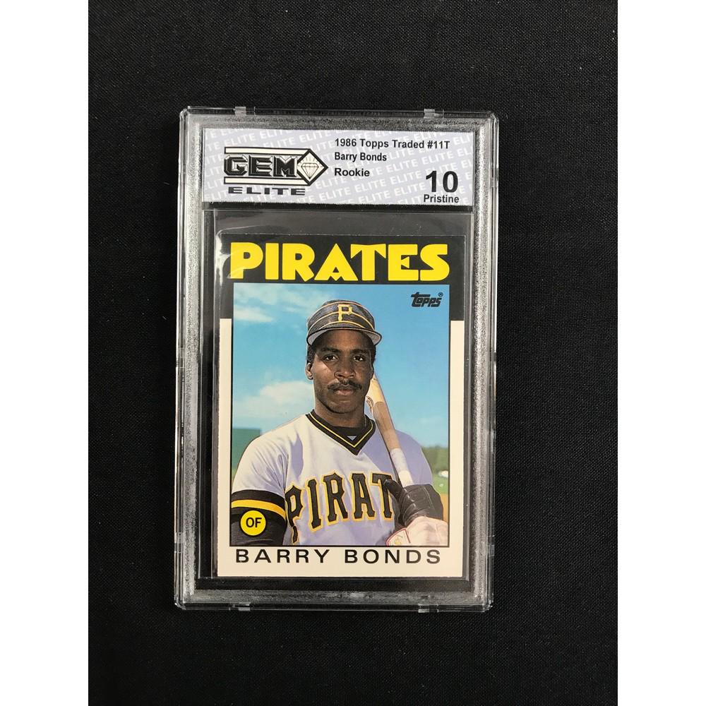 1986 Topps Traded Barry Bonds Gem 10 (1 of 2)