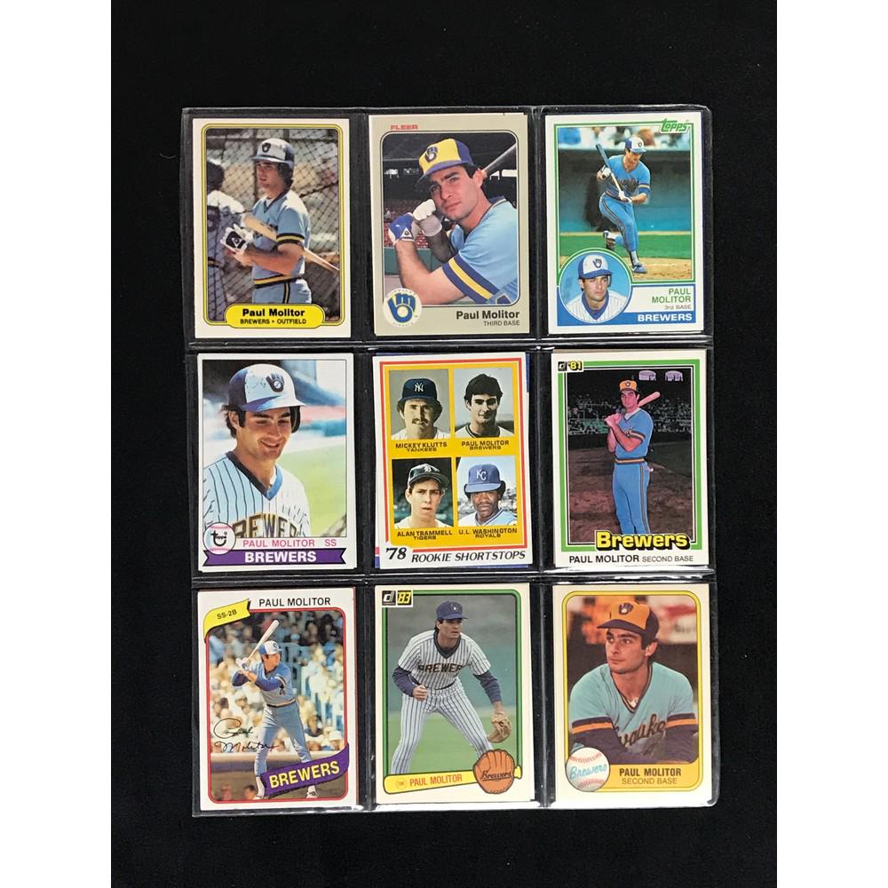 17 Paul Molitor Cards With Rc (1 of 2)