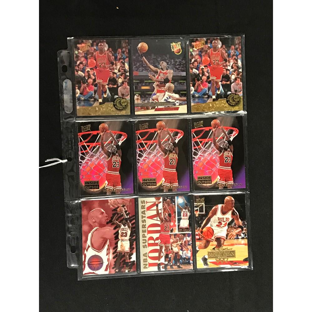 9 1990's Fleer Ultra Michael Jordan Cards (1 of 2)