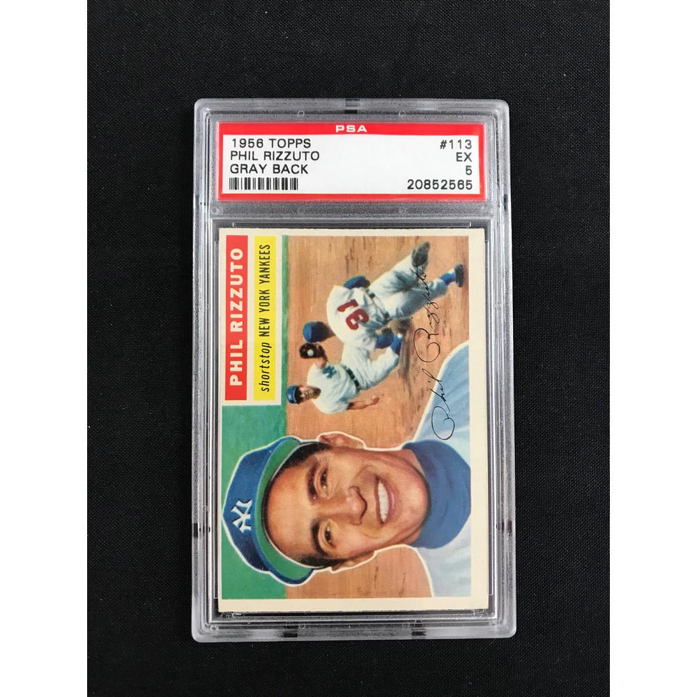 1956 Topps Phil Rizzuto Gray Back Psa 5 (1 of 2)