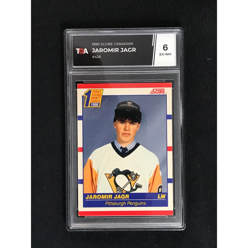 1990 Score Canadian Jaromir Jagr Rookie Tga 6 (1 of 2)
