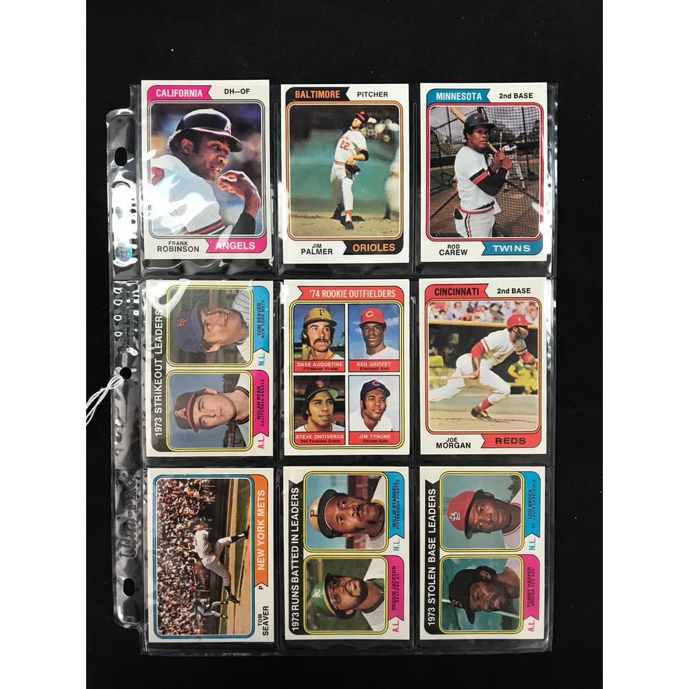 9 1974 Topps Baseball Stars (1 of 2)