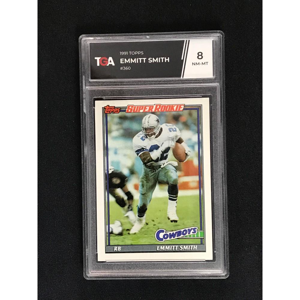 1991 Topps Emmitt Smith Tga 8 (1 of 2)