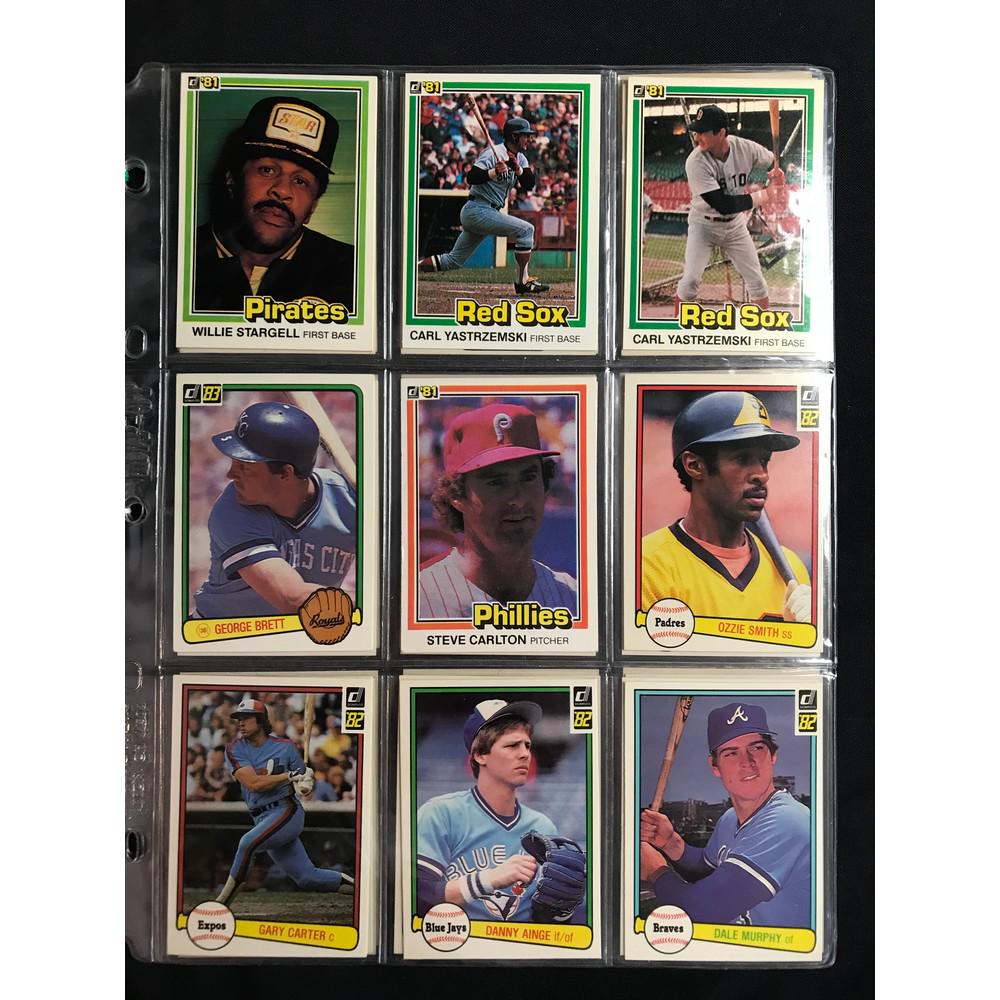 (36 Diff) 1981 - 83 Donruss Baseball Stars & Hof's (1 of 4)