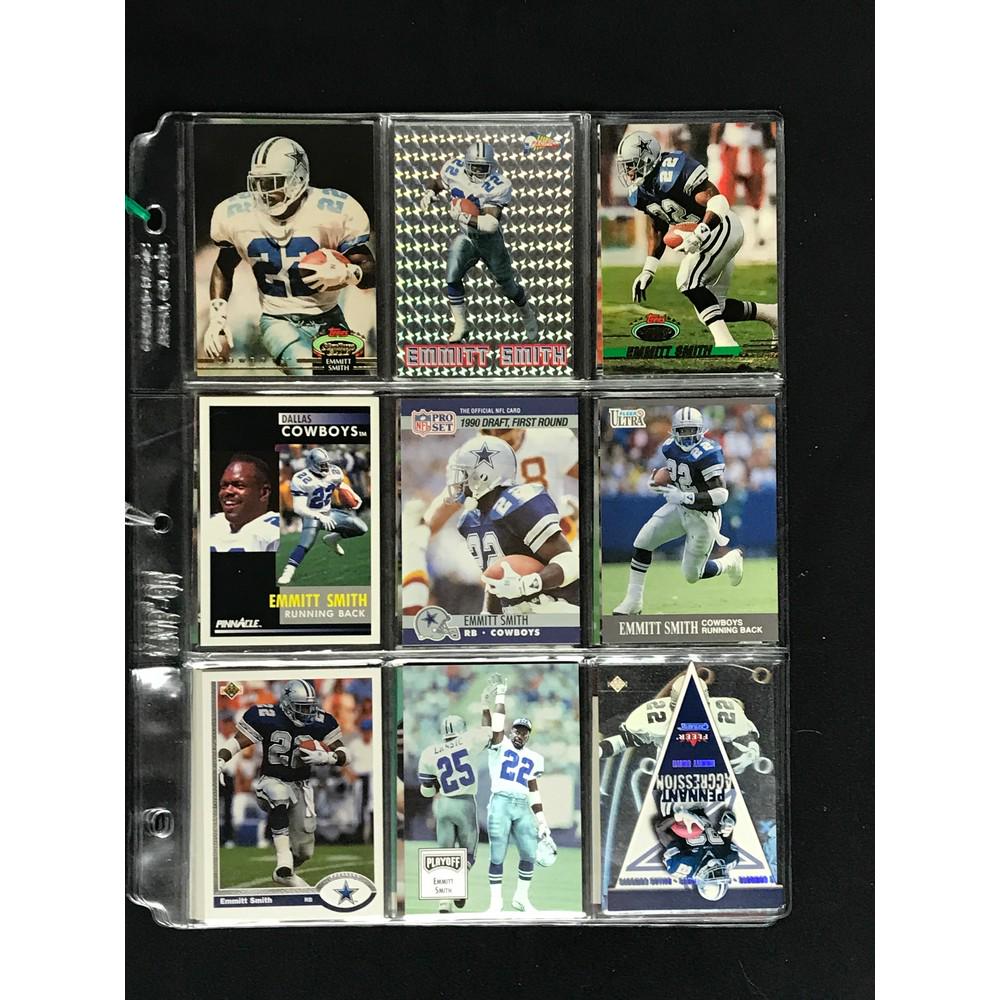 (27 Diff) Emmitt Smith Cards W/rc's (1 of 6)