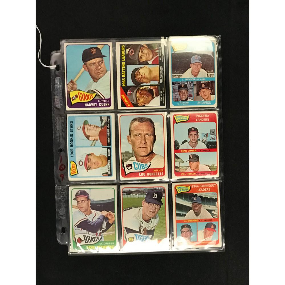 18 1965-66 Topps Baseball With Rc/star/hi # (1 of 4)