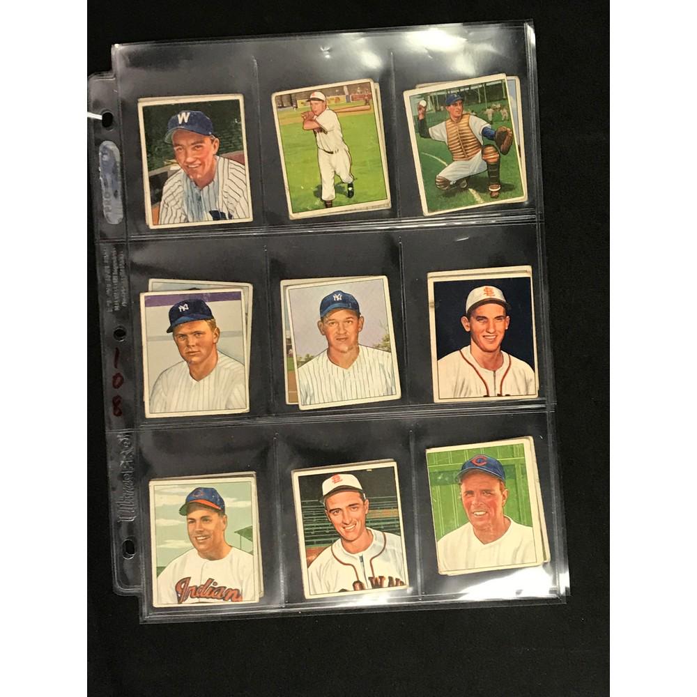 18 1950 Bowman Baseball Cards (1 of 4)