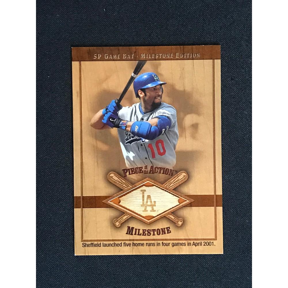 2001 Sp Gary Sheffield Bat Card (1 of 2)