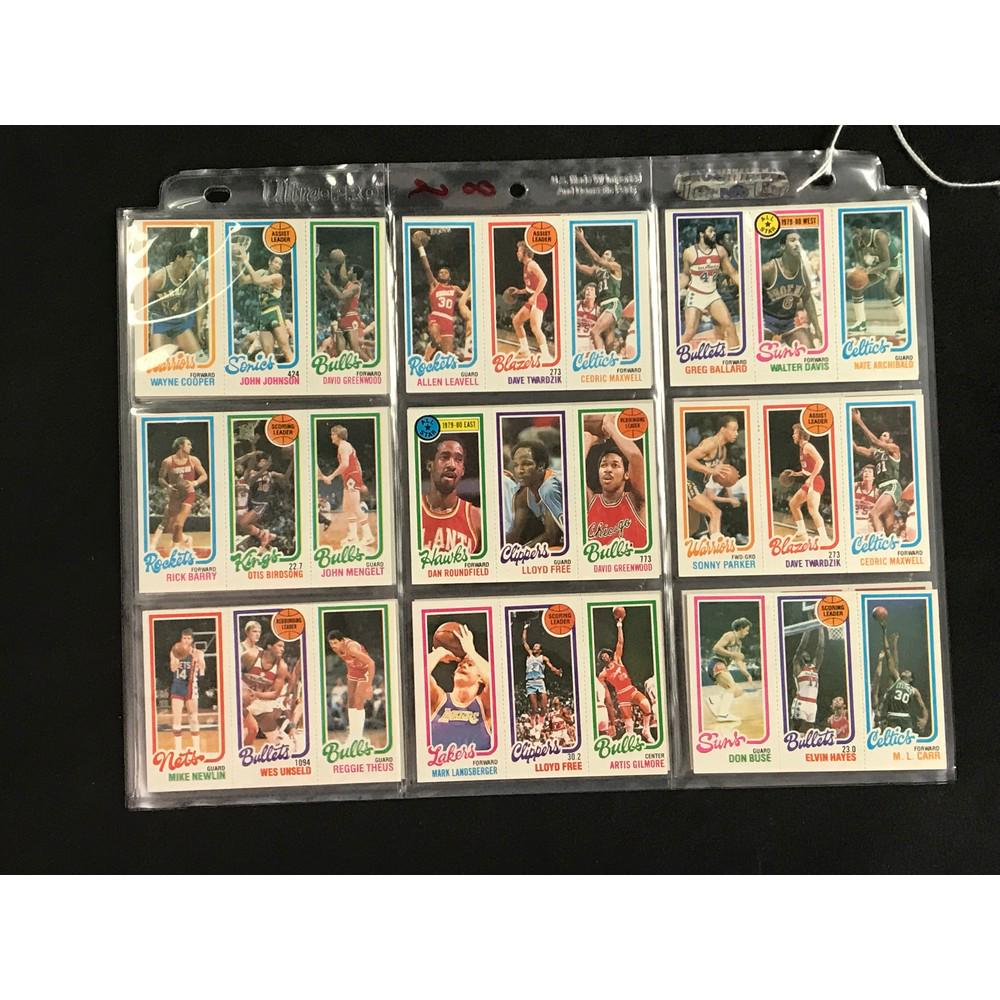 36 High Grade 1980 Topps Basketball Stars/hof (1 of 8)