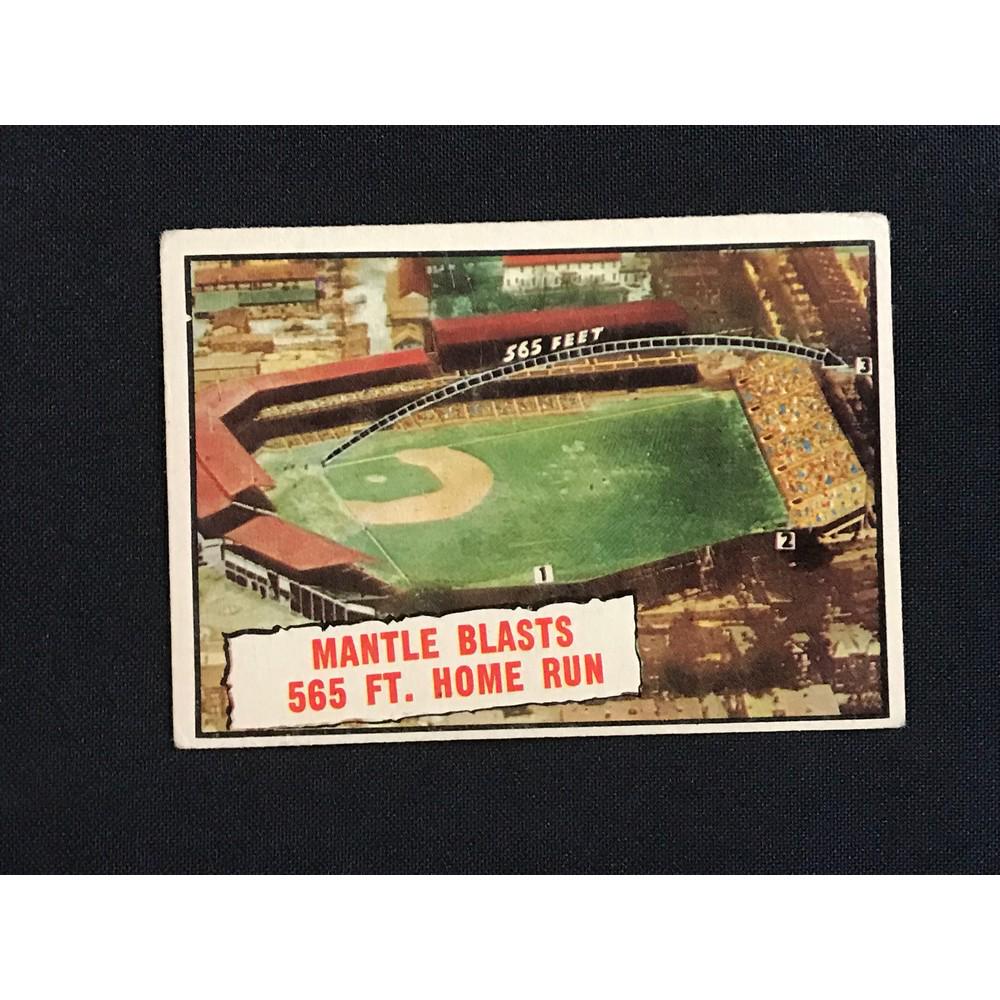 1961 Topps Mickey Mantle Hr Card (1 of 2)