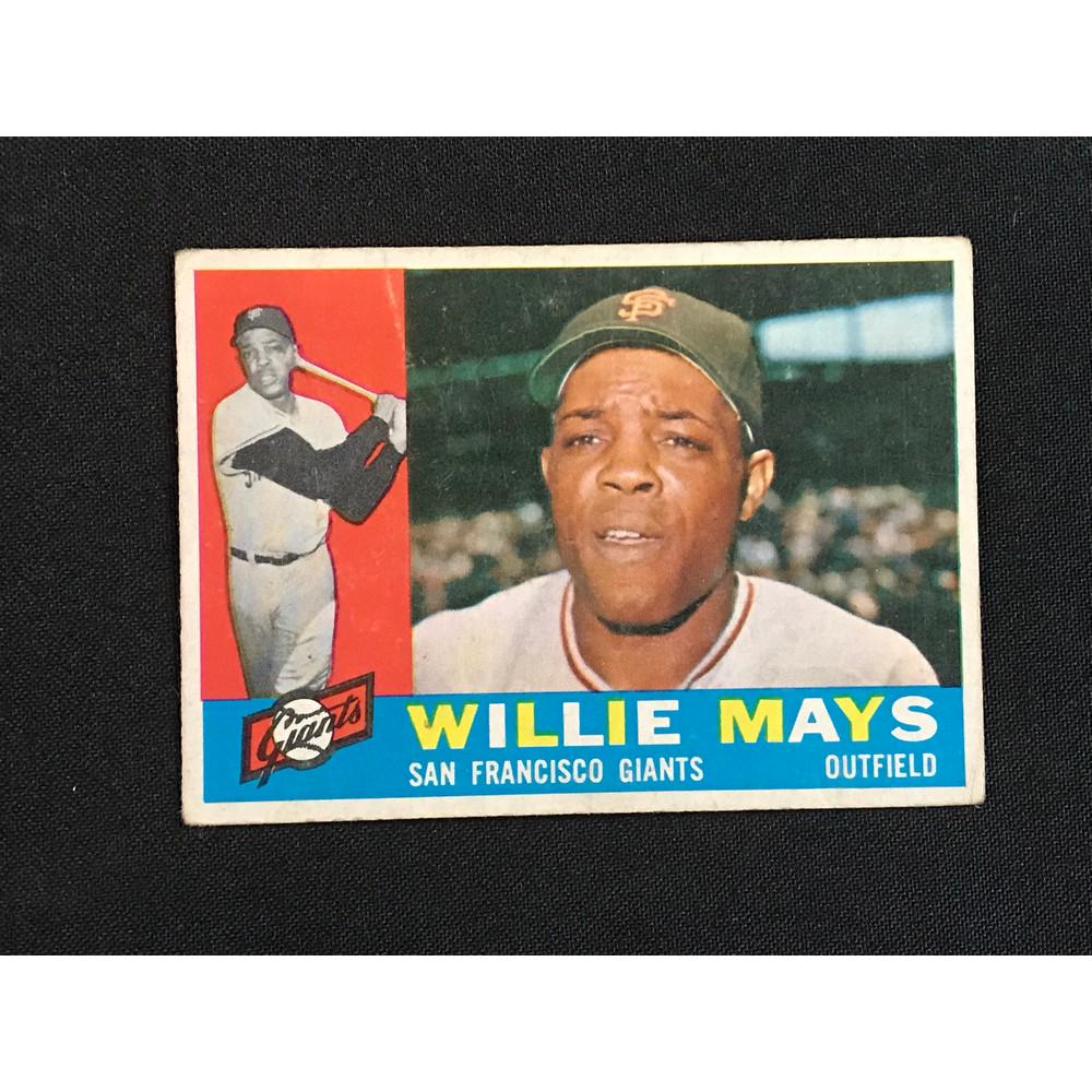 1960 Topps Willie Mays Card (1 of 2)