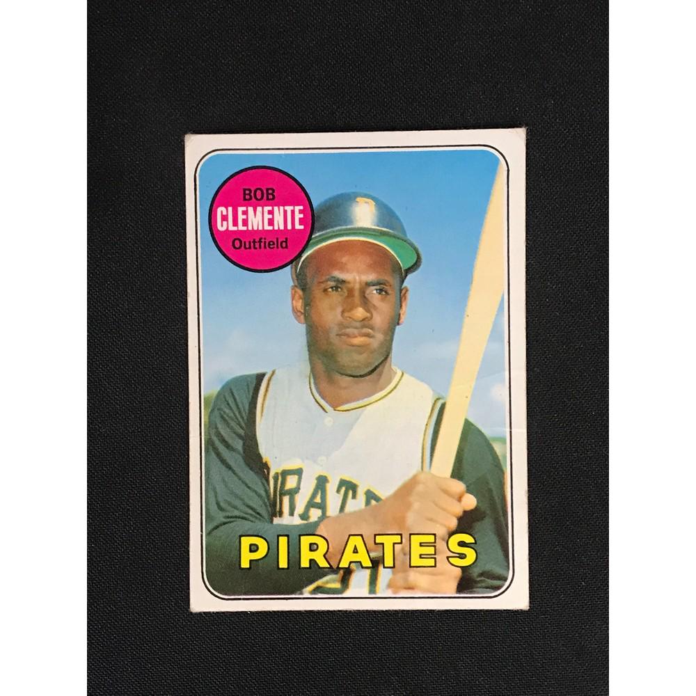 1969 Topps Roberto Clemente Light Wrinkles (1 of 2)