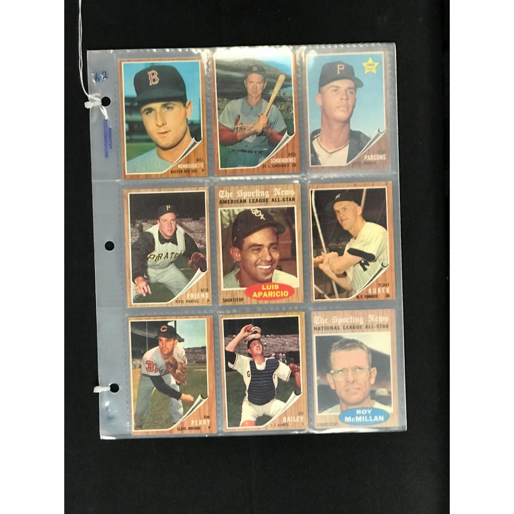 30 1962 Topps Baseball Cards With Stars/hof (1 of 6)