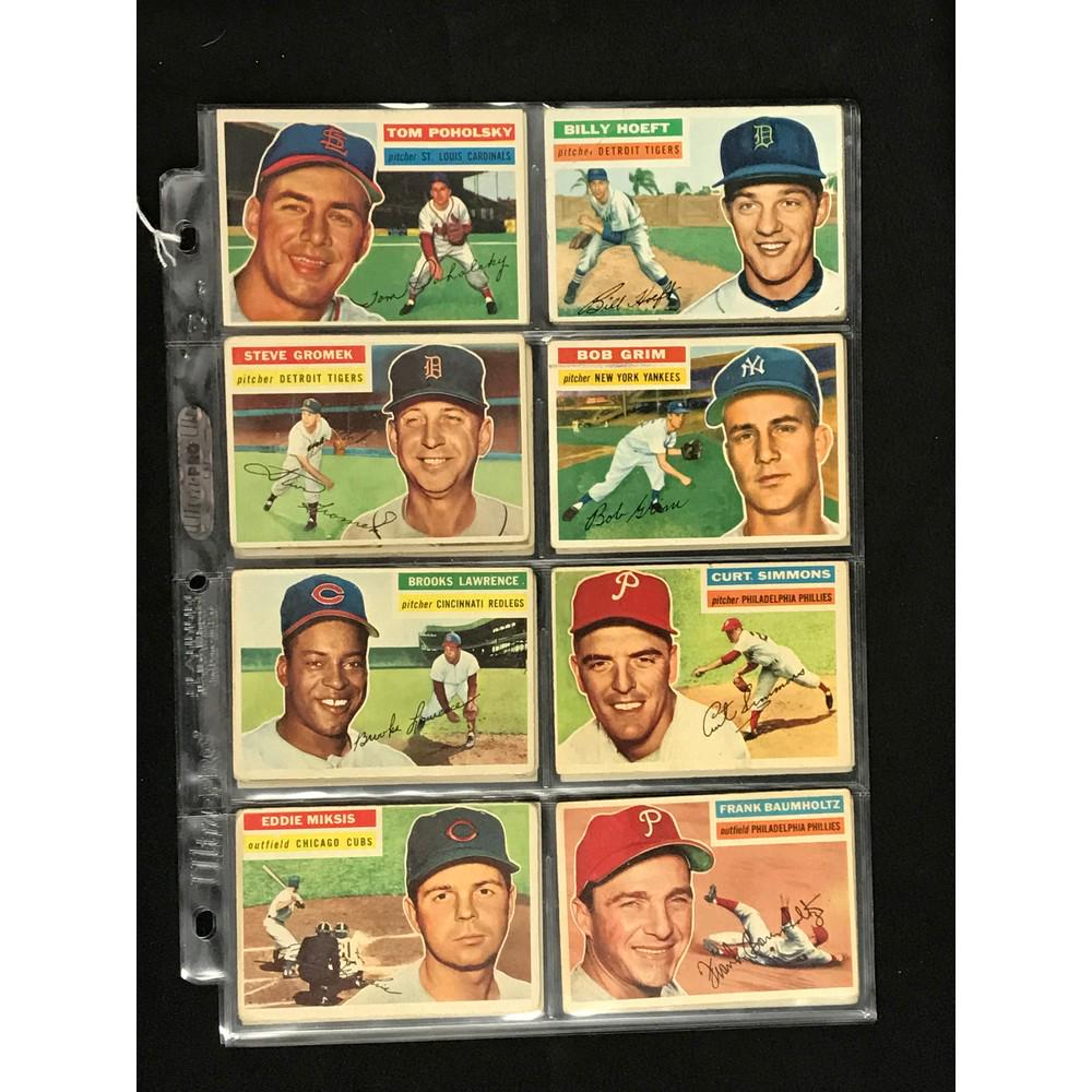 24 1956 Topps Baseball Cards (1 of 6)