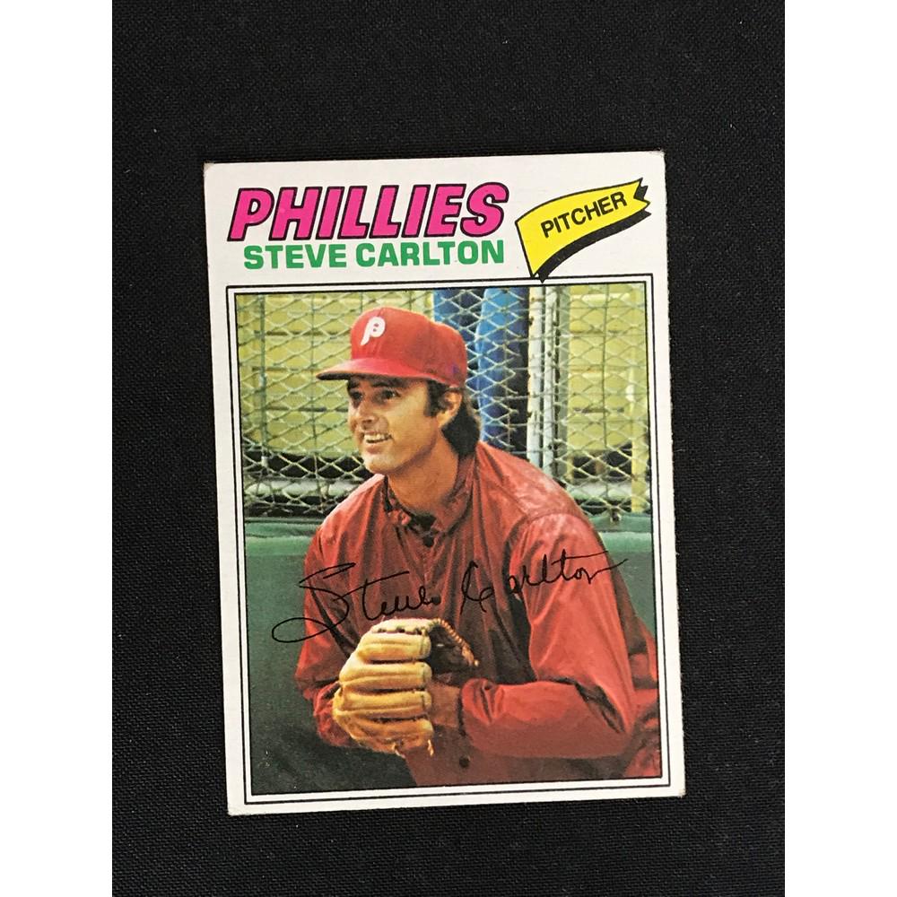 1977 Topps Steve Carlton Card (1 of 2)