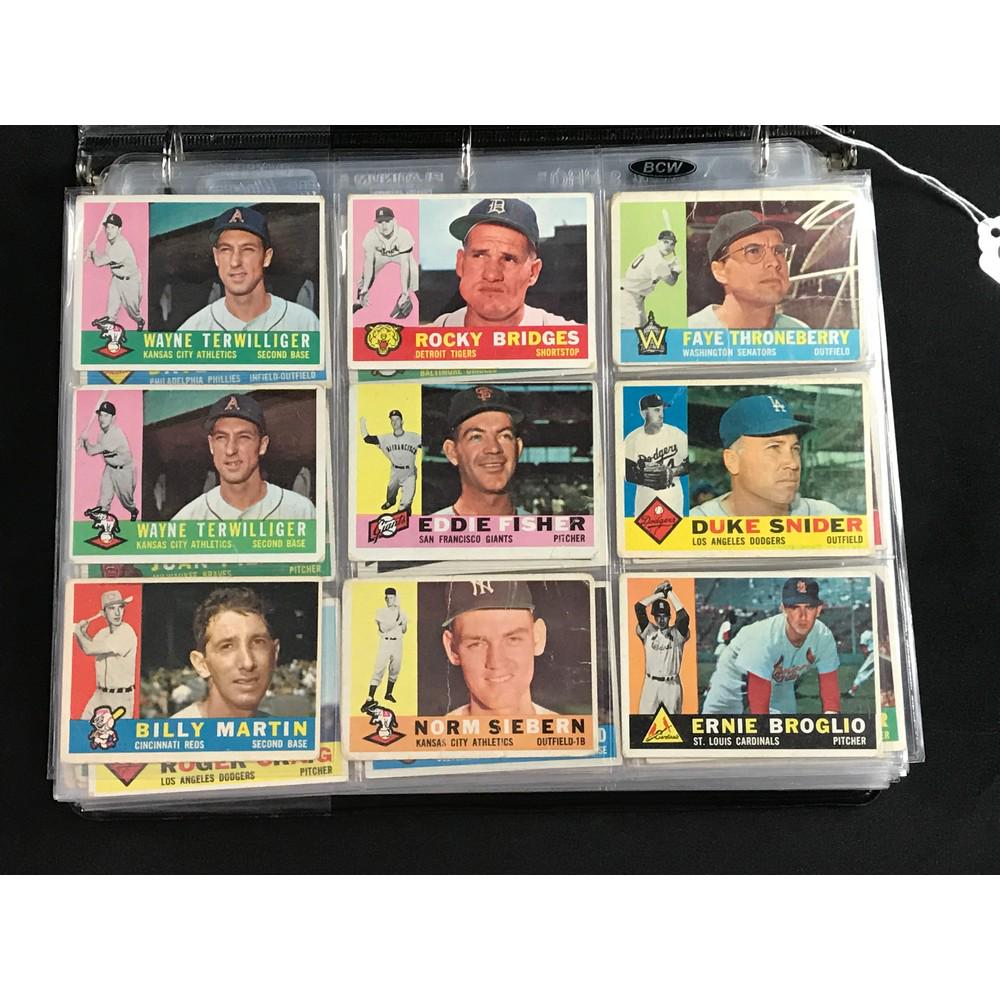 306 1960 Topps Baseball Cards (1 of 6)