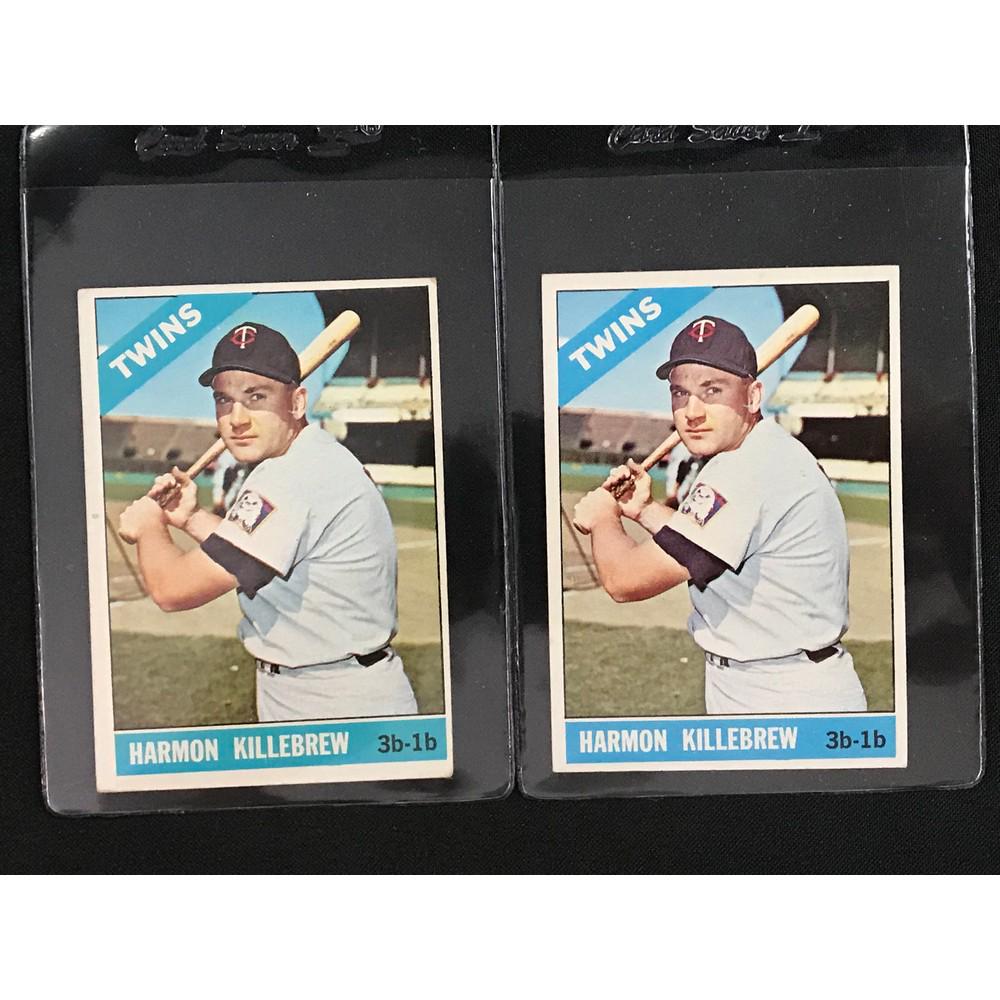 Two 1966 Topps Harmon Killebrew Cards (1 of 2)