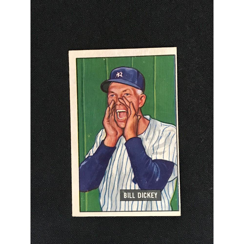 Crease Free 1951 Bowman Bill Dickey (1 of 2)