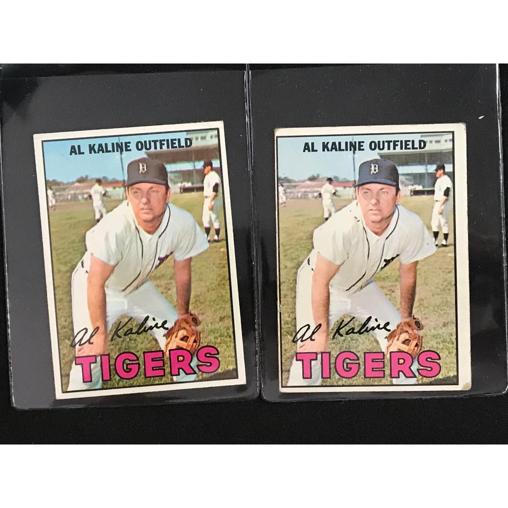 Two 1967 Topps Al Kaline Cards (1 of 2)