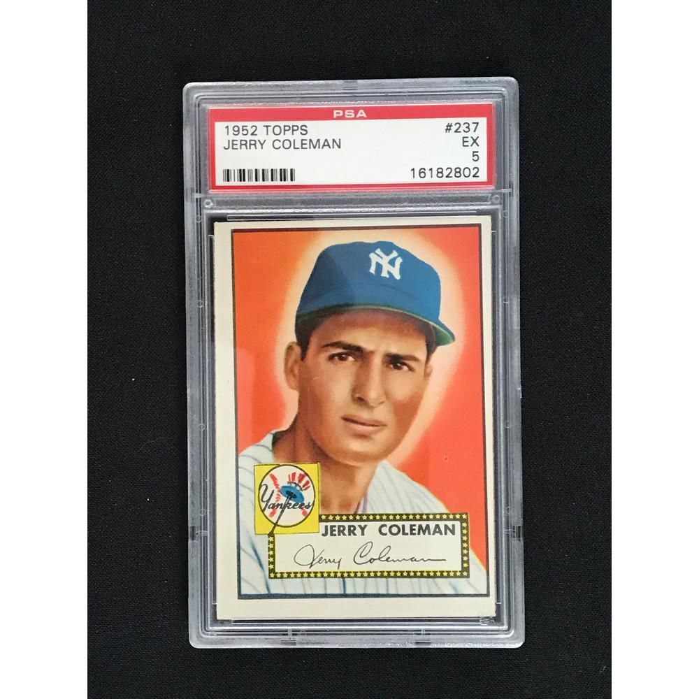1952 Topps Jerry Coleman Psa 5 (1 of 2)