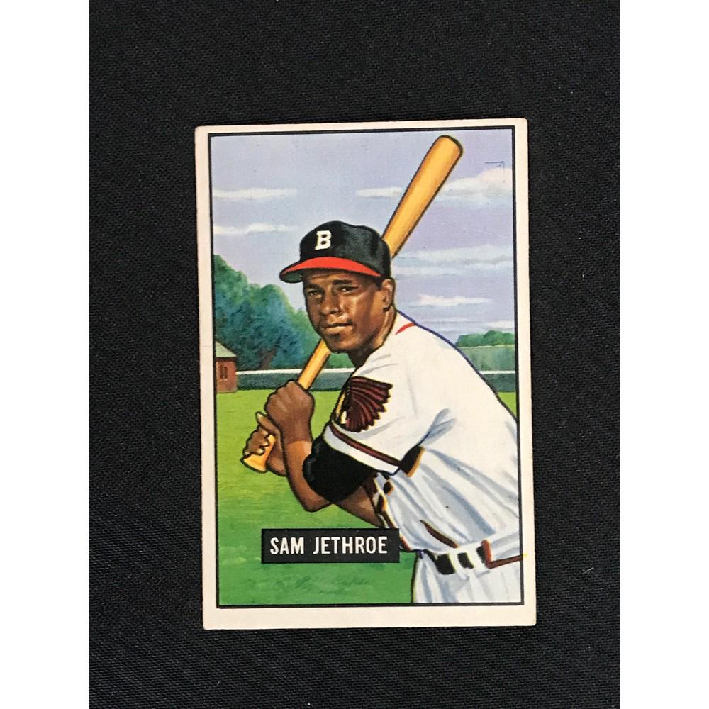 1951 Bowman Baseball Sam Jethroe Nice Condition (1 of 2)