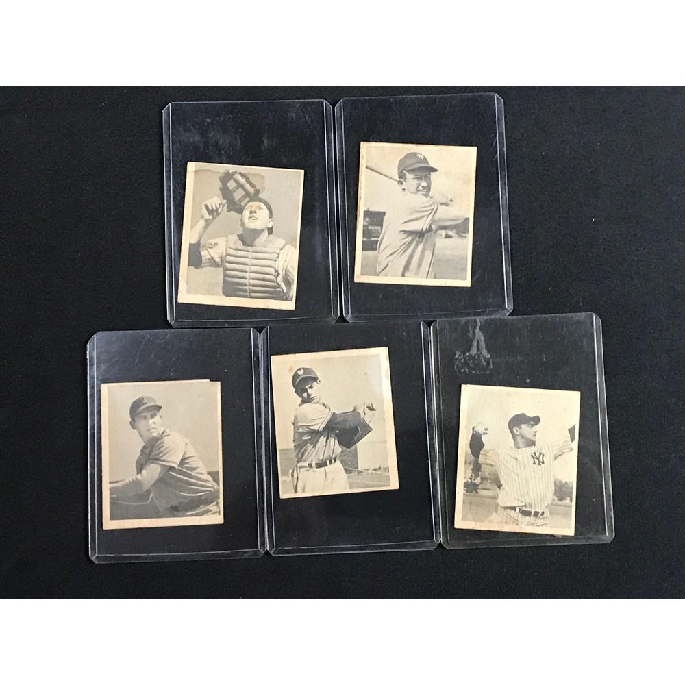 7 1948 Bowman Baseball Cards (1 of 4)