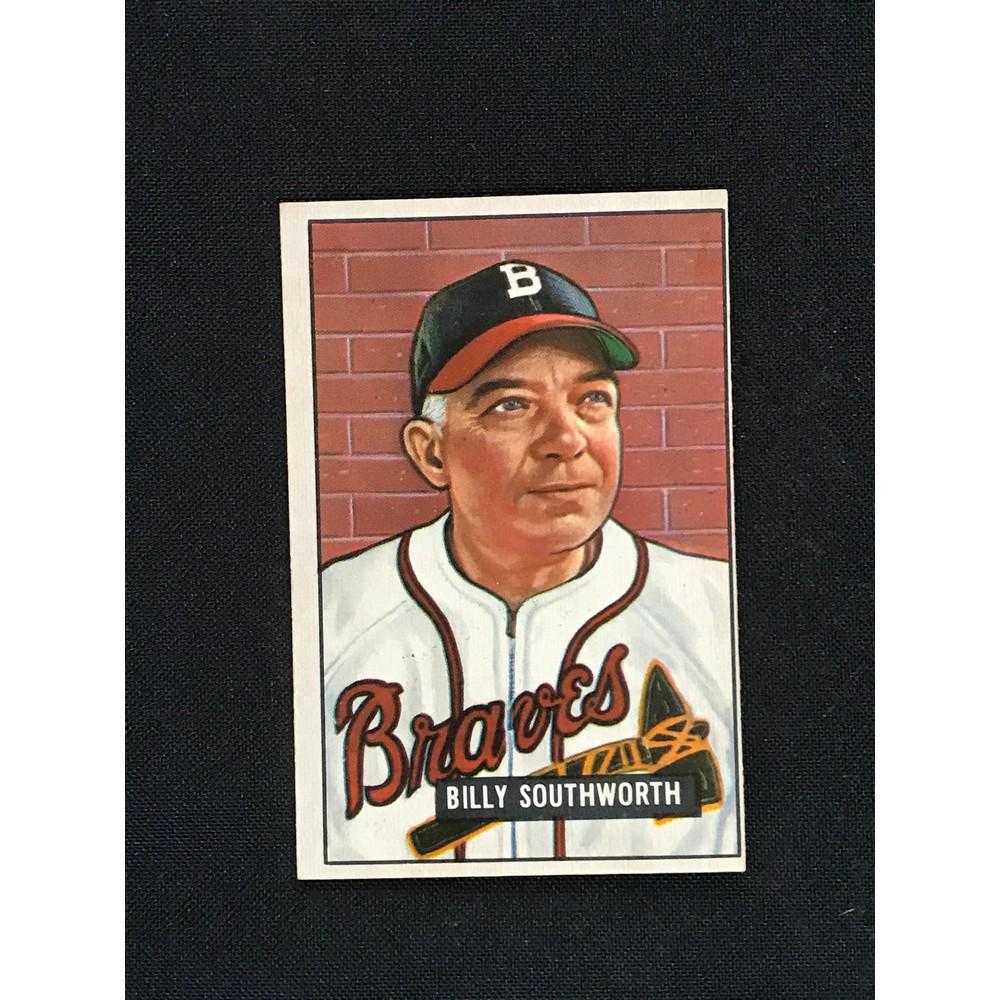1951 Bowman Baseball Billy Southworth Nice Conditi (1 of 2)