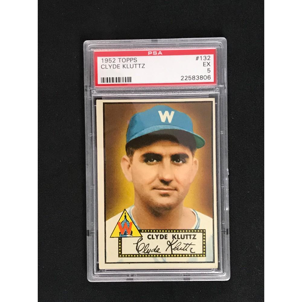 1952 Topps Clyde Kluttz Psa 5 (1 of 2)