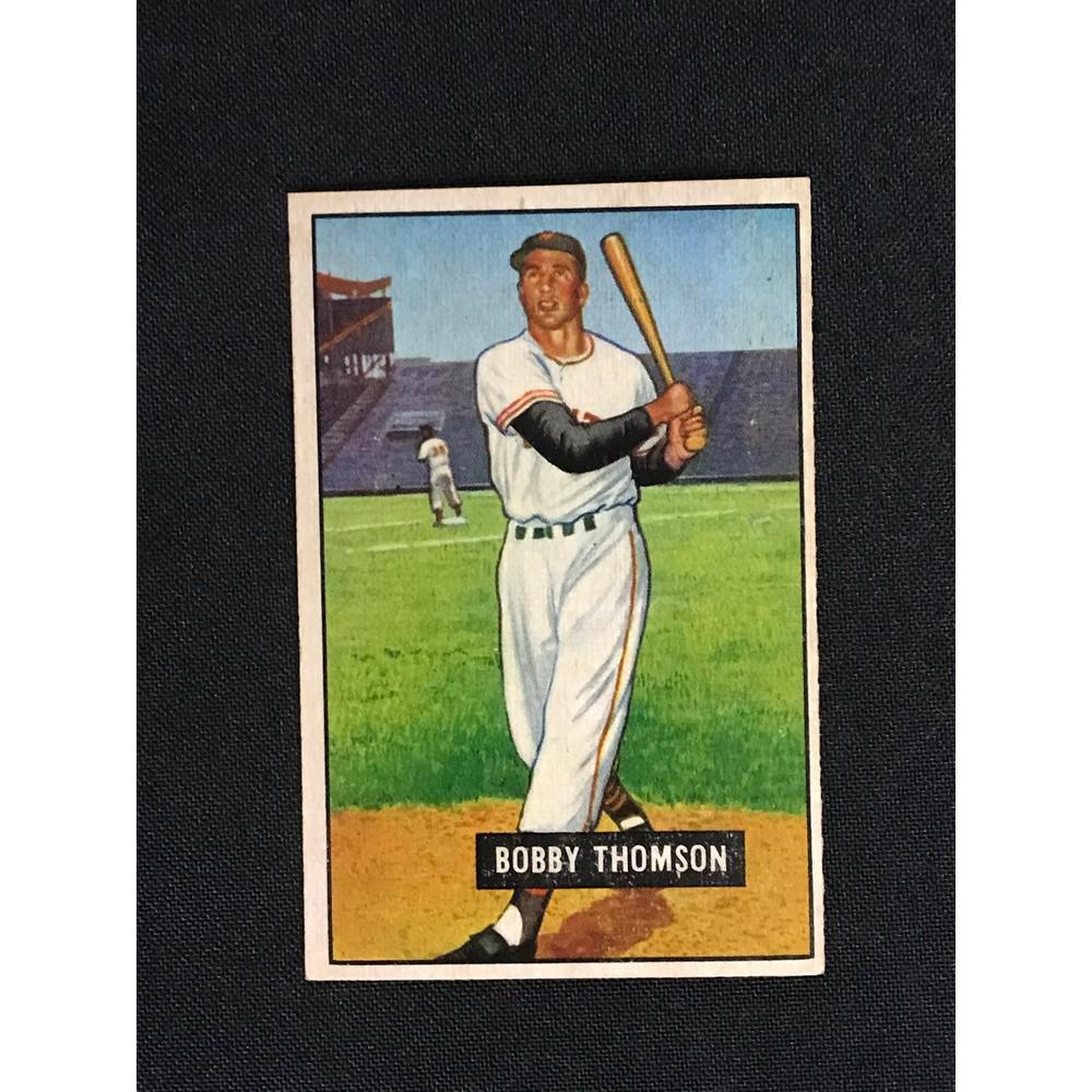 1951 Bowman Baseball Bobby Thomson Nice Condition (1 of 2)