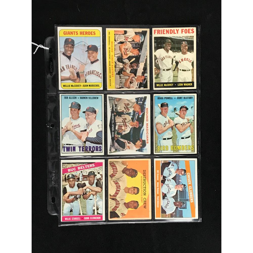 9 1950's-60's Baseball Stars/hof (1 of 2)