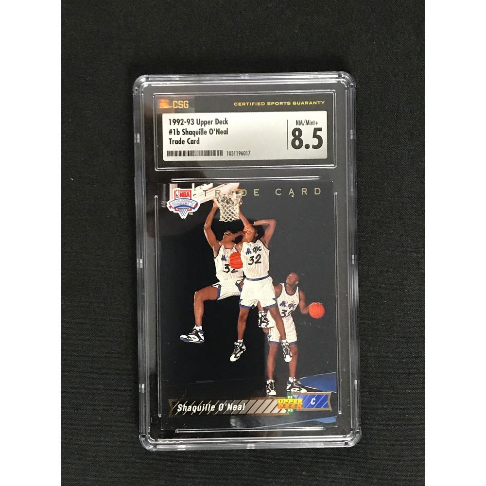 1992-93 Ud Shaquille O'neal Rc Csg 8.5 (1 of 2)