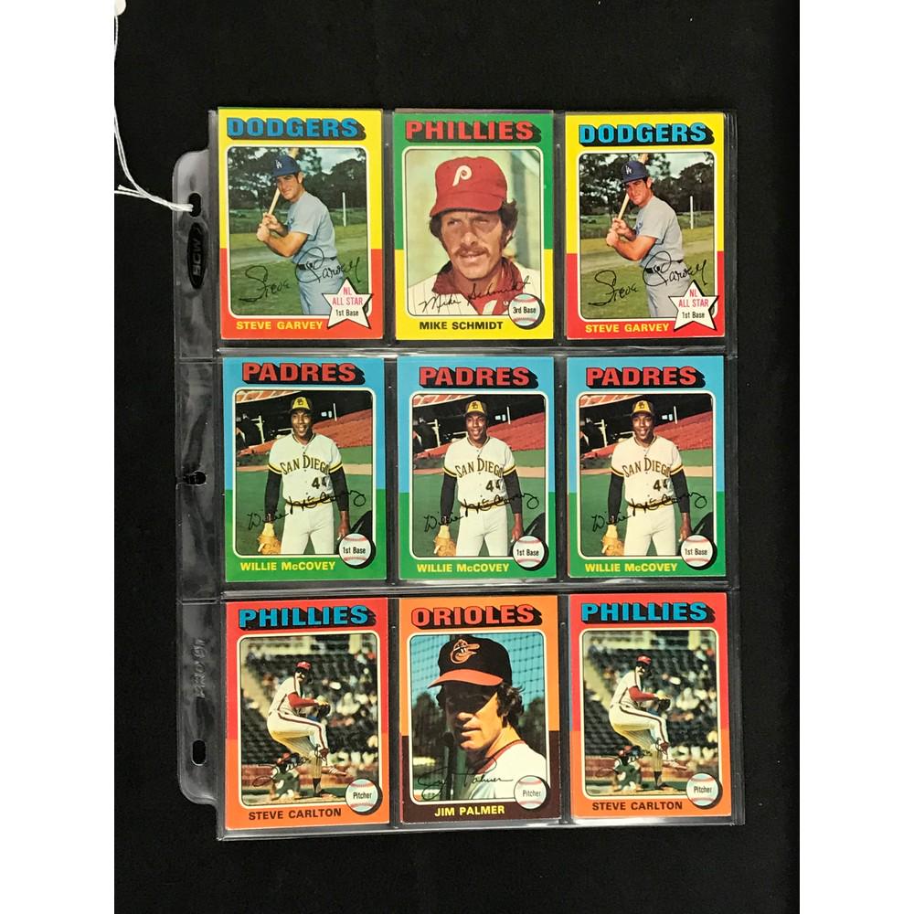 22 1975 Topps Baseball Hof Cards (1 of 4)