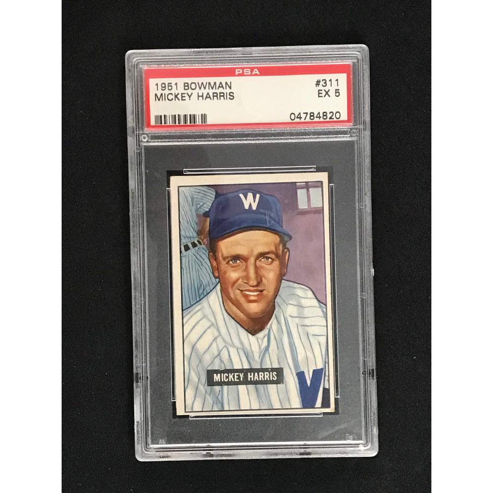 1951 Bowman Mickey Harris Psa 5 (1 of 2)