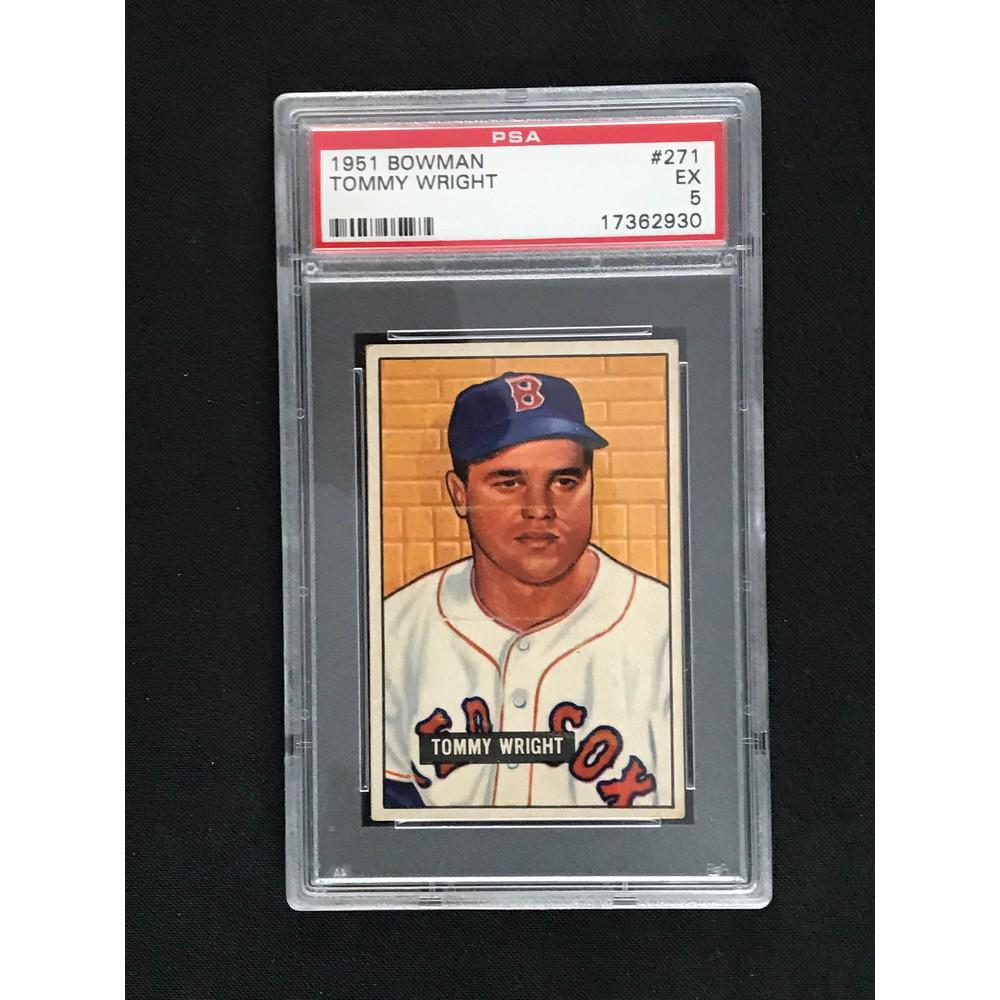1951 Bowman Tommy Wright Psa 5 (1 of 2)