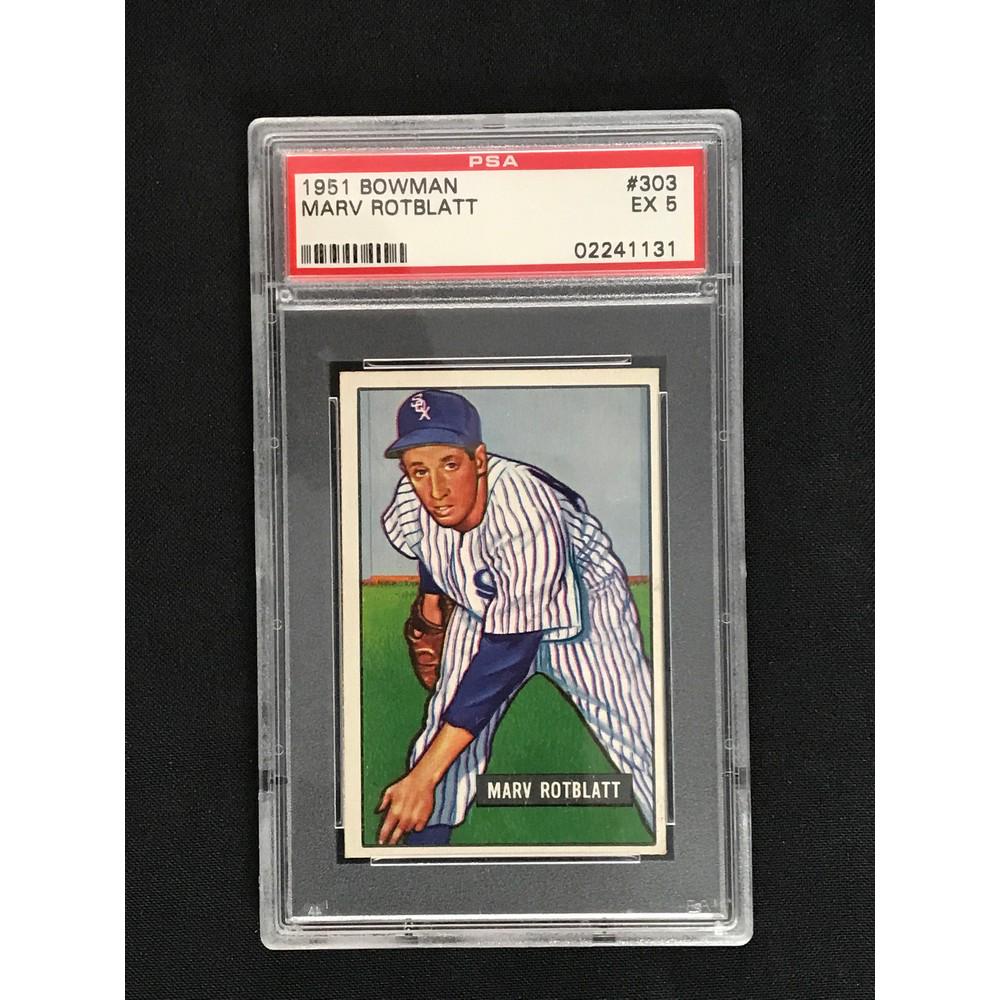 1951 Bowman Marv Rotblatt Psa 5 (1 of 2)